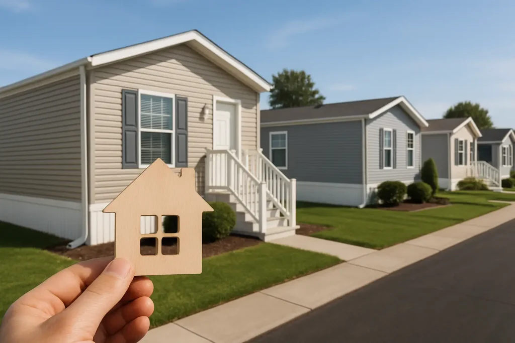 finding a place to call home, clubhouse, management, streetscape, land lease community homesite