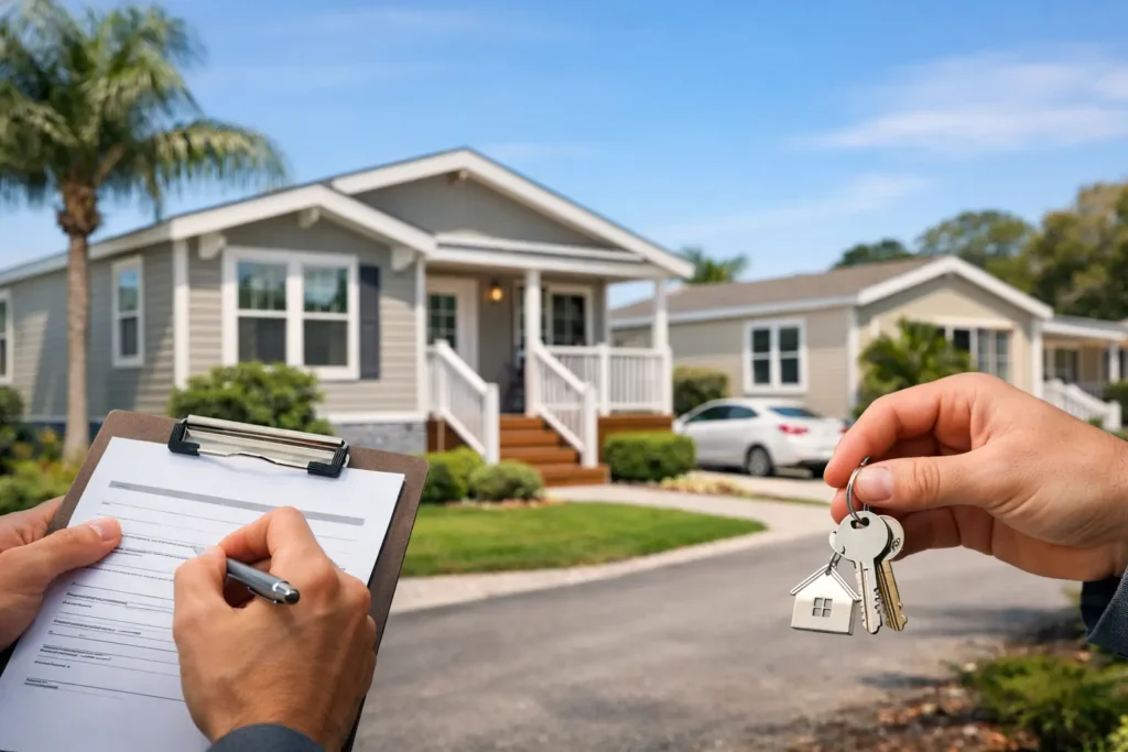 manufactured homes for sale, Colorado, streetscape, suburban, land lease community homesite